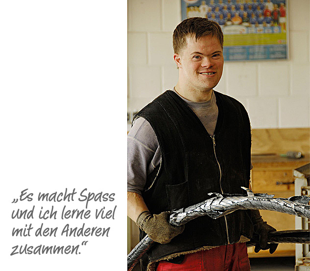 Werkstatt befähigt - Sortierung der Kabel und Metallabfälle. Werkstatt befähigt - Sortierung der Kabel und Metallabfälle.